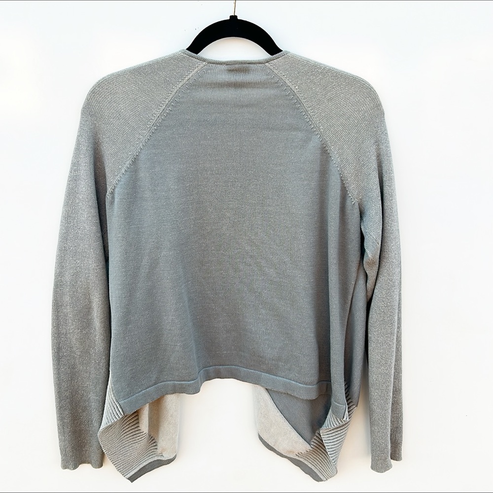 Cabi 5132 Sage Open Front Waterfall Cardigan - image 5